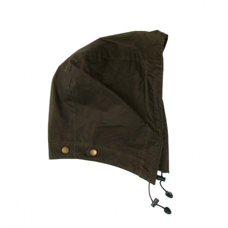 Lichtgewicht geoliede capuchon met contrasterende voering Barbour