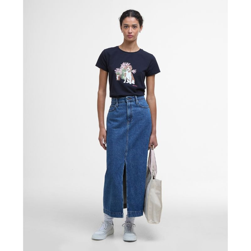 T-shirt Bowland Femme Barbour