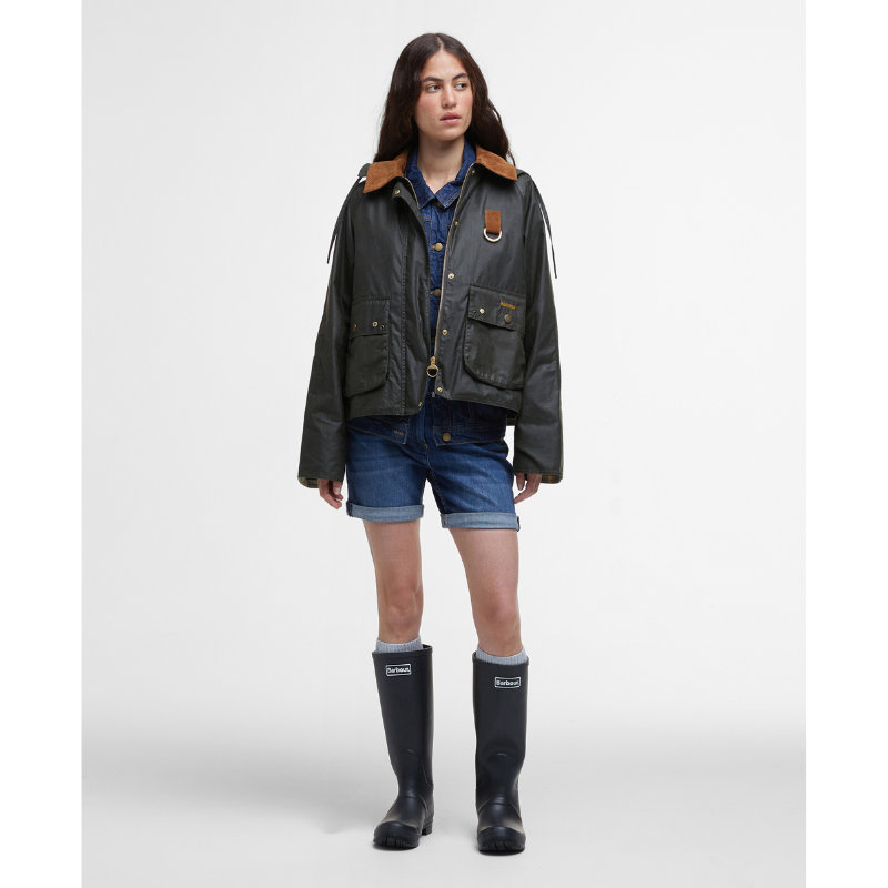 Veste huilée Erma Femme Barbour