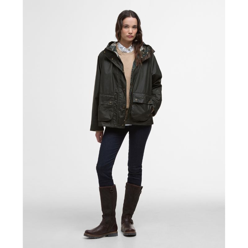 Veste huilée Hollies Femme Barbour