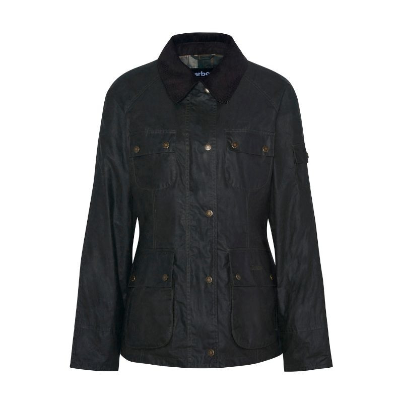Veste huilée Arlo Utility Femme Barbour