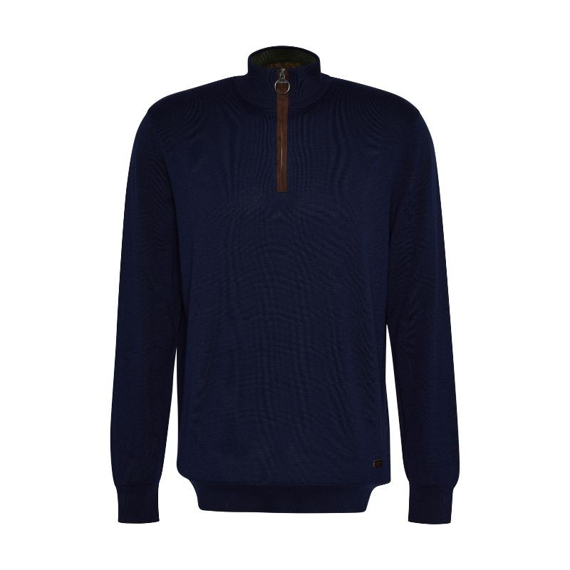 Pull Coll Zip Bayfield Barbour