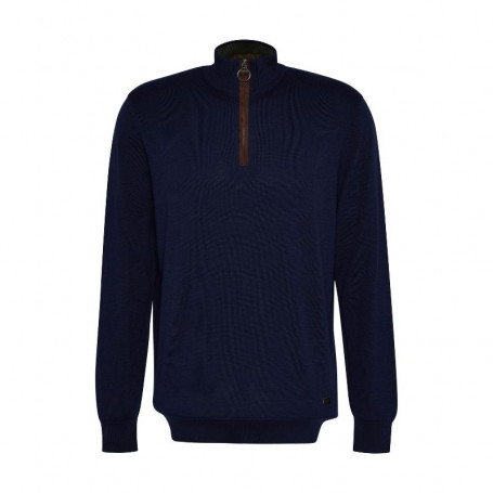 Pull Coll Zip Bayfield Barbour