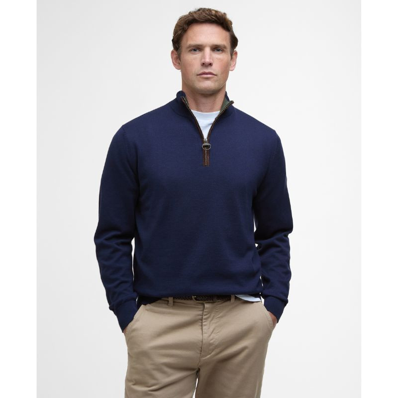 Pull Coll Zip Bayfield Barbour