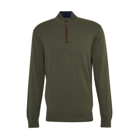 Pull Coll Zip Bayfield Barbour