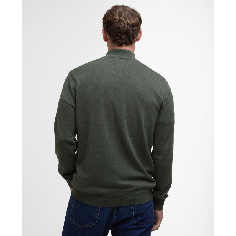 Pull Coll Zip Bayfield Barbour