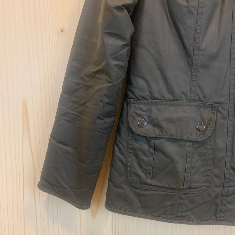Veste Huilée SMU Utility Barbour Femme - M/L - Vert Olive - Seconde Main