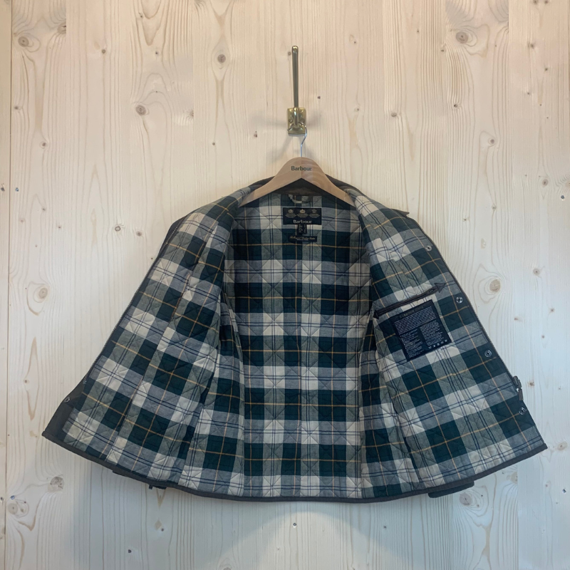 Veste Huilée SMU Utility Barbour Femme - M/L - Vert Olive - Seconde Main