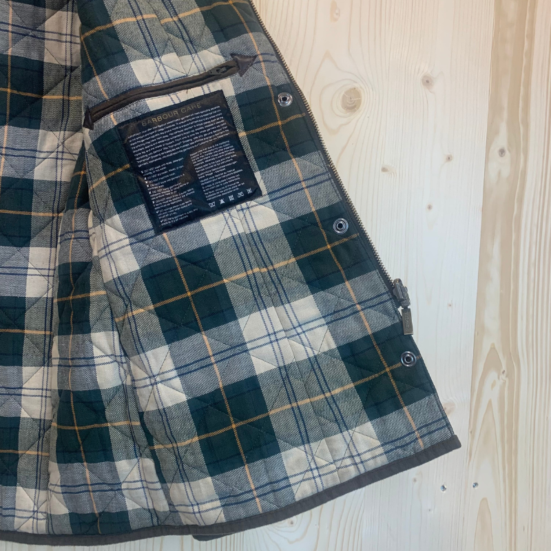 Veste Huilée SMU Utility Barbour Femme - M/L - Vert Olive - Seconde Main