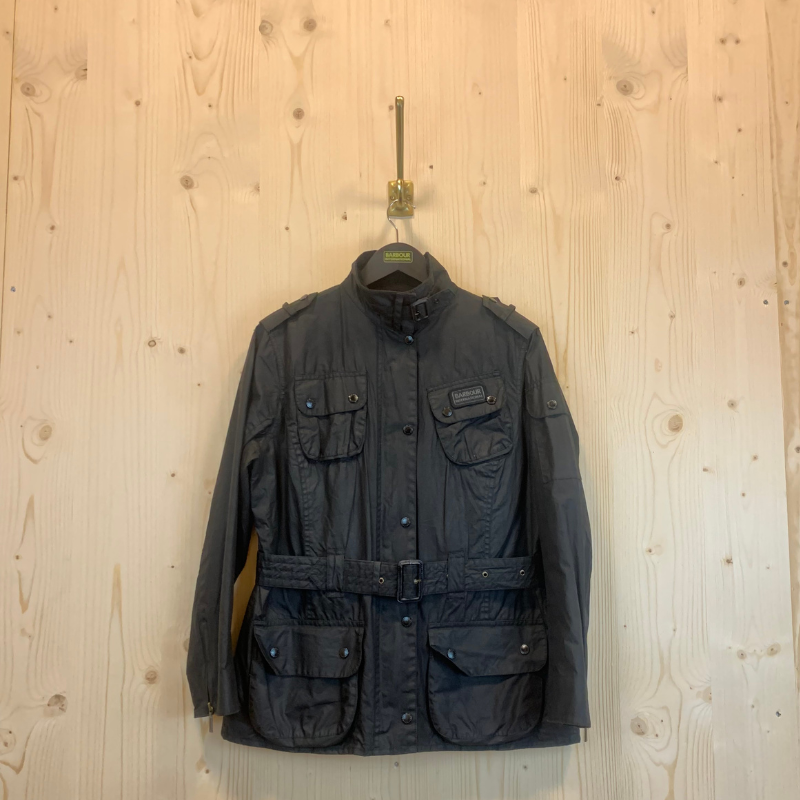 Veste Antique Union Barbour International Femme - L/XL - Noir - Seconde Main