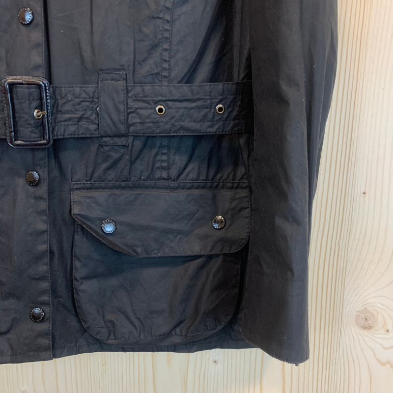 Veste Antique Union Barbour International Femme - L/XL - Noir - Seconde Main