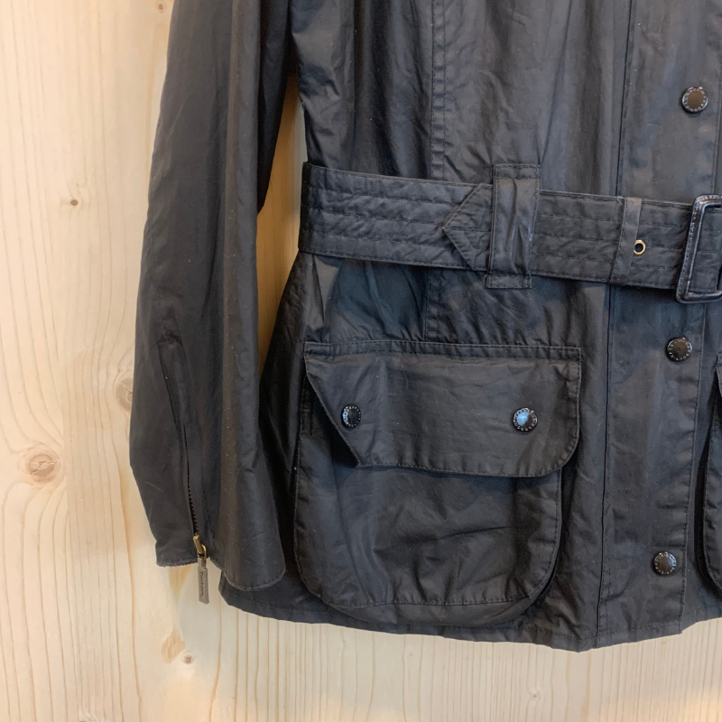 Veste Antique Union Barbour International Femme - L/XL - Noir - Seconde Main
