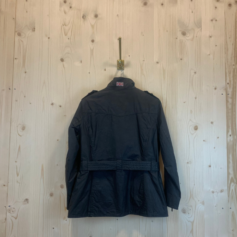 Veste Antique Union Barbour International Femme - L/XL - Noir - Seconde Main