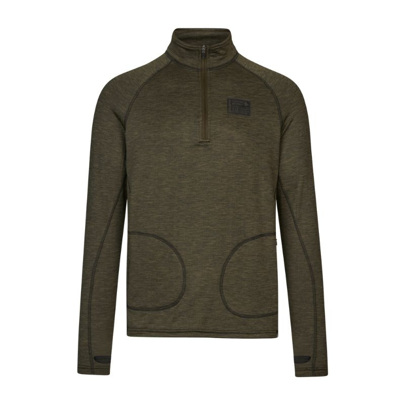 Pull Col Zip Peak Seeland