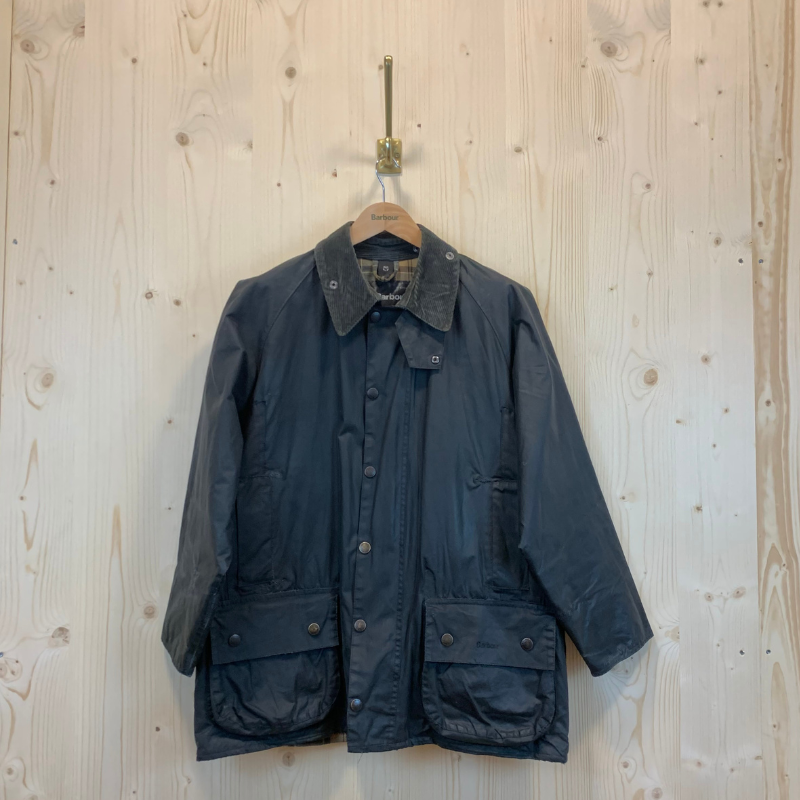 Veste Huilée Beaufort Barbour -  L - Navy - Seconde Main