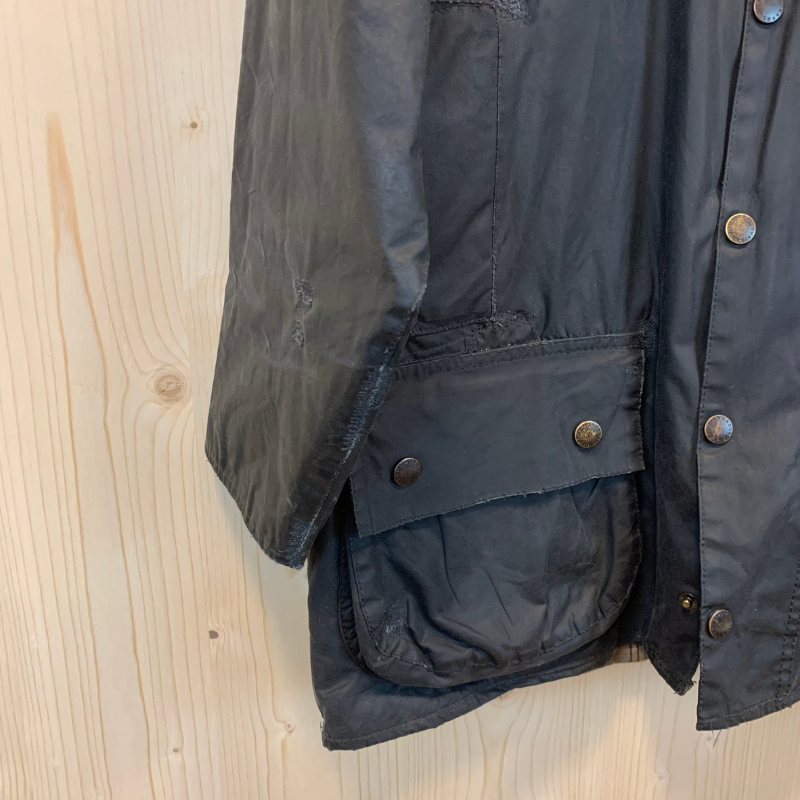 Veste Huilée Beaufort Barbour -  L - Navy - Seconde Main