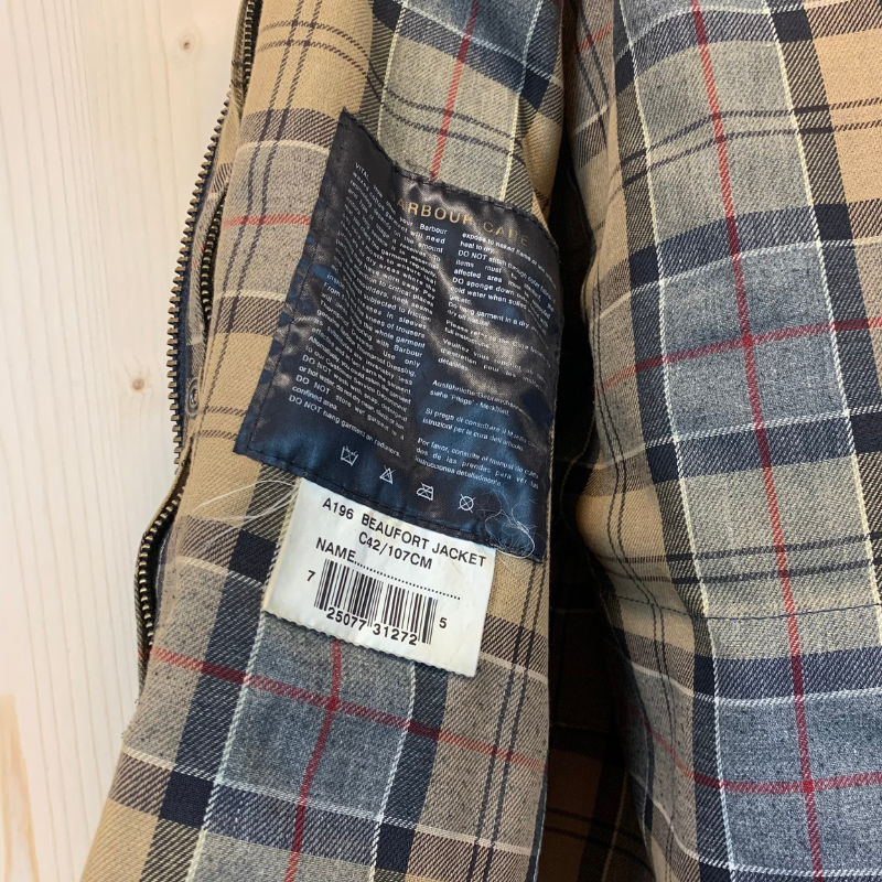 Veste Huilée Beaufort Barbour -  L - Navy - Seconde Main