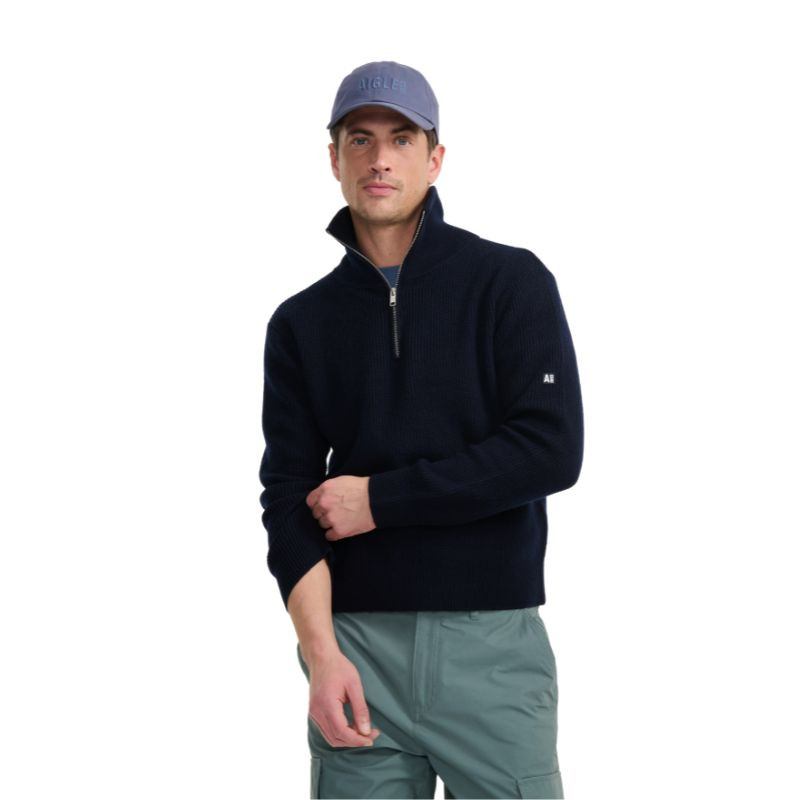 Pull Col Zip Aigle