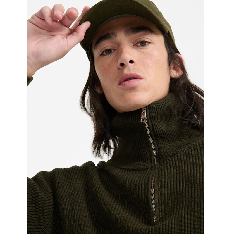 Pull Col Zip Aigle