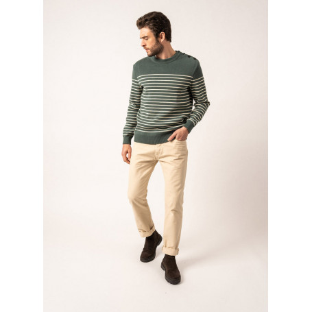 Pull Binic rayé Saint James