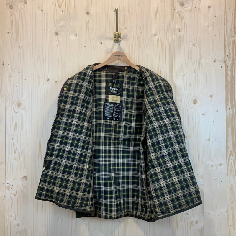 Veste Huilée Beaufort Barbour - 3XL - Vert Olive - Seconde Main