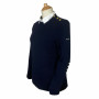 Pull marin Cras femme Marine Nationale X Saint James