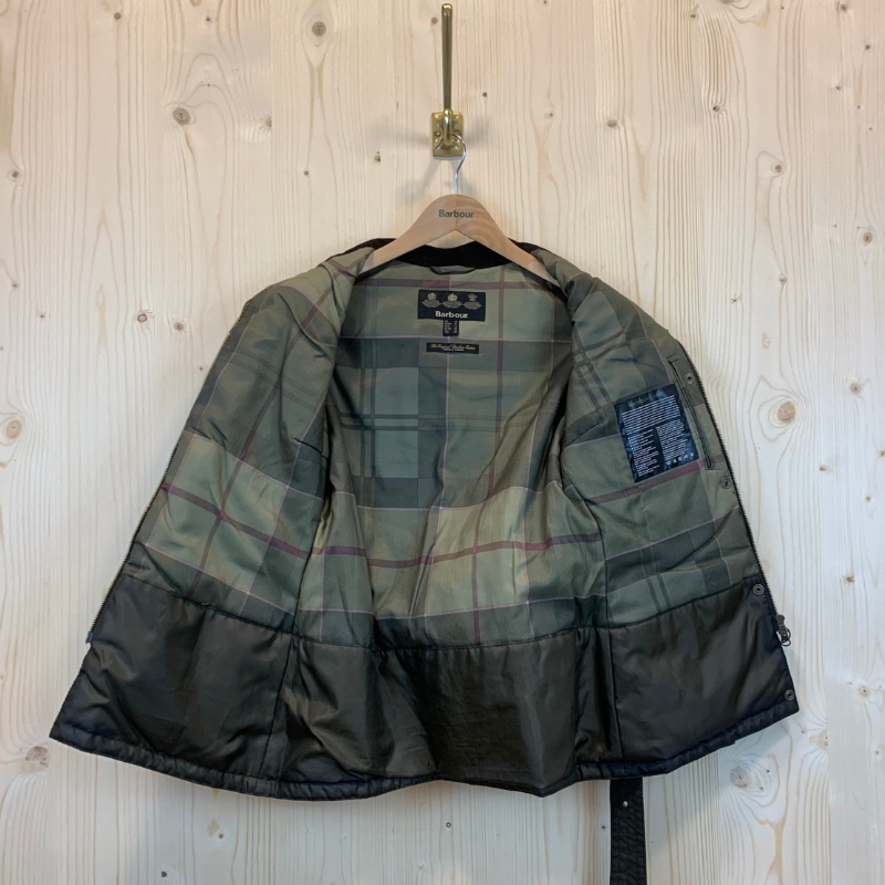 Barbour dames Montgomery geolied jack - M - Olijfgroen - Tweedehands