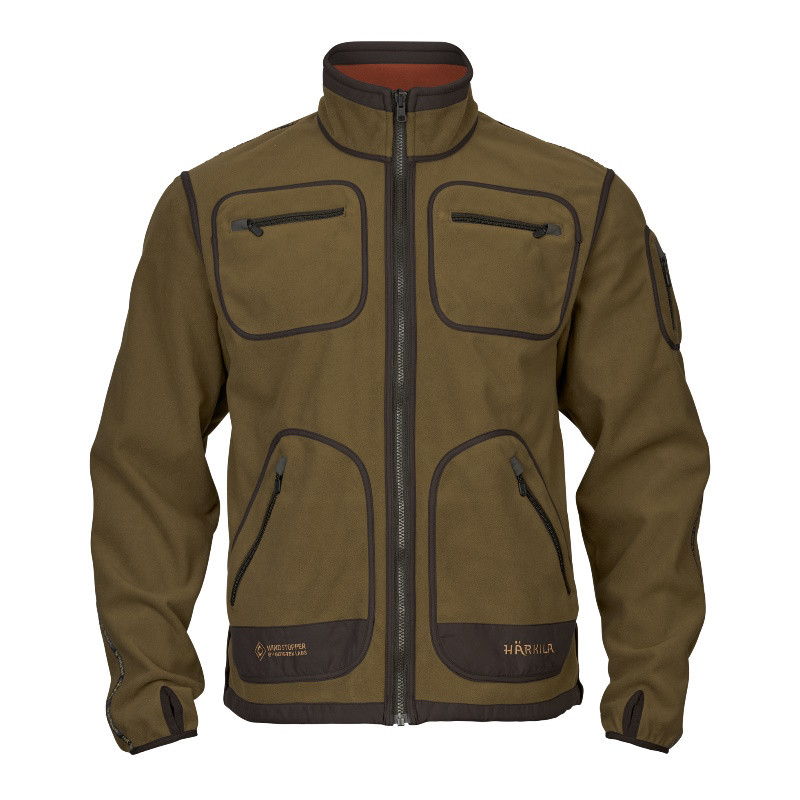Veste polaire réversible Kamko Olive/Arabian Spice Härkila