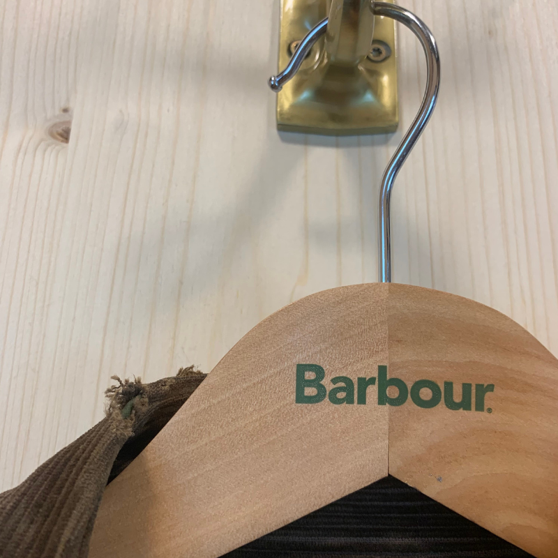 Veste Huilée Border Barbour - XXL - Vert Olive - Seconde Main