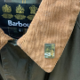 Barbour visser speld tweedehands