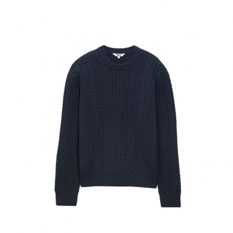 Pull torsadé col rond Aigle