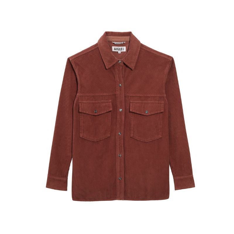 Surchemise en velours côtelé Femme Aigle