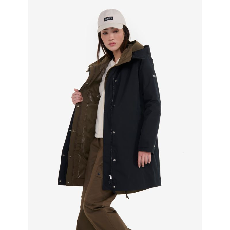Parka longue MTD® à capuche femme Aigle