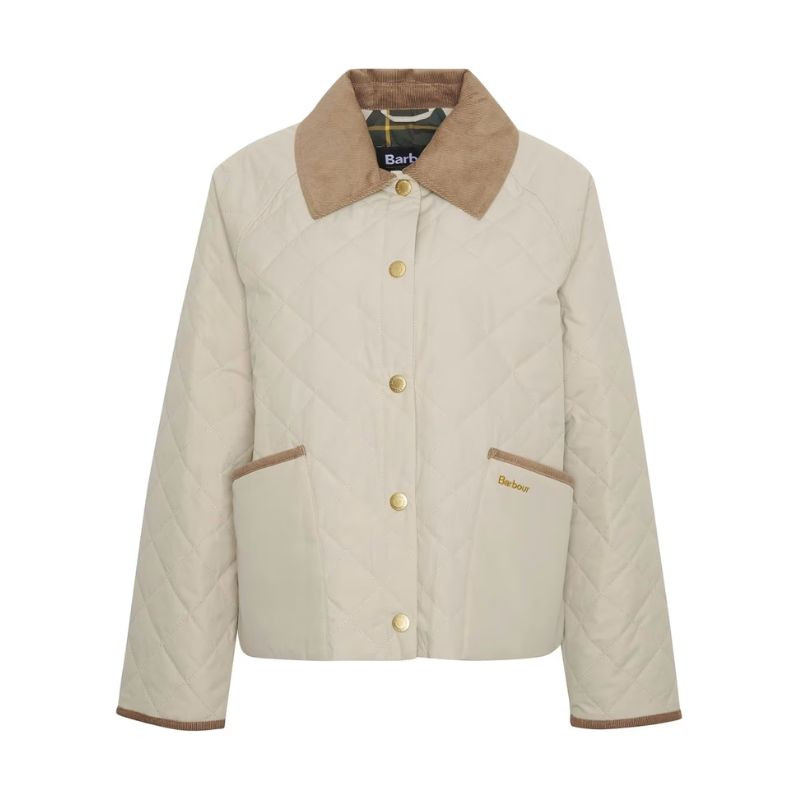 Barbour Coton Veste Barbour Femme Liberty Veste Matelassée Anise