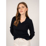 Pull Brehat col V femme Saint James