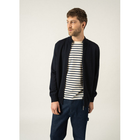 Cardigan zippé Colorado Saint James