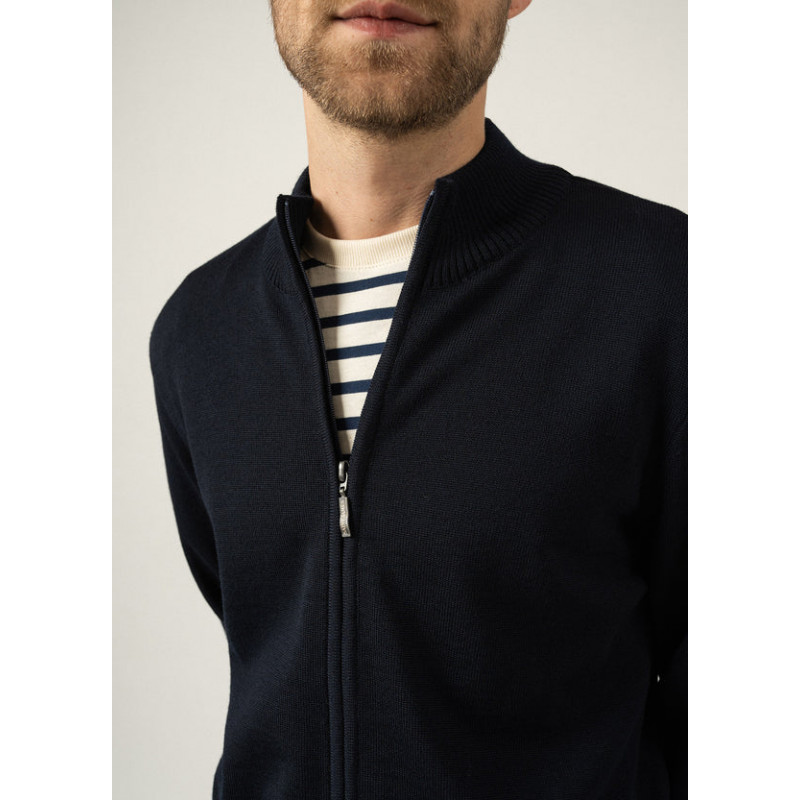Cardigan zippé Colorado Saint James