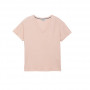 T-Shirt Col V en Coton Lin Aigle
