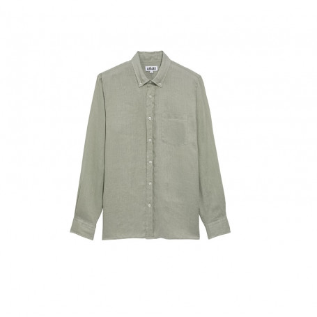 Chemise lin à manches longues Aigle