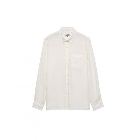 Chemise lin à manches longues Aigle