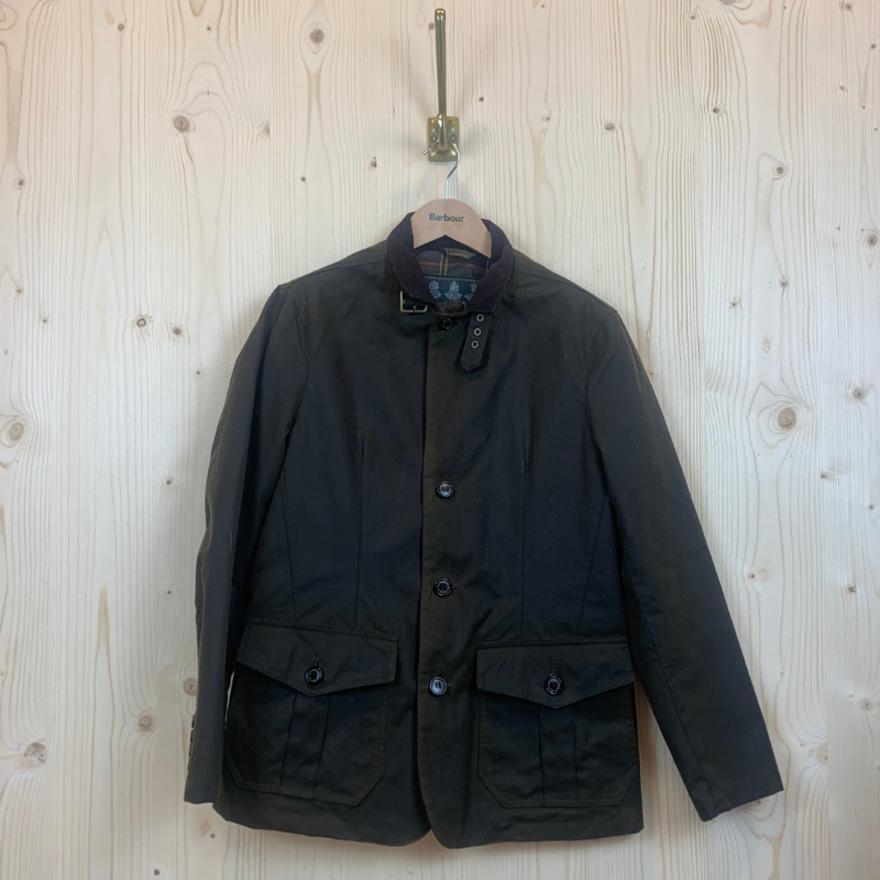 Veste Huilée Lutz Barbour - S- Vert Olive - Seconde Main
