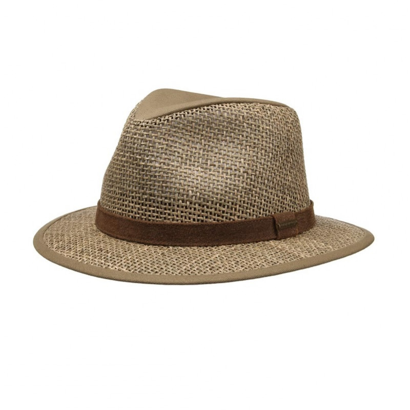Traveller hoed van zeegras Stetson