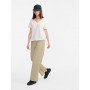 T-Shirt Col V en Coton Lin Aigle