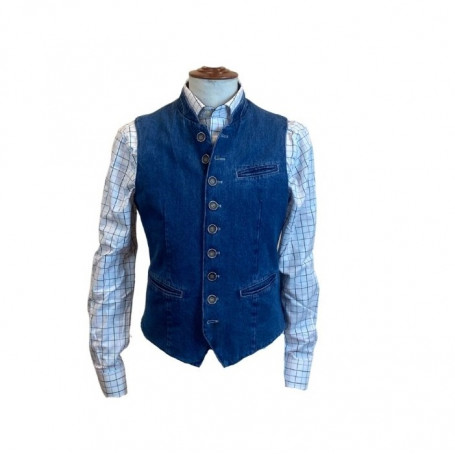Gilet autrichien en Jean Wally Maximilian