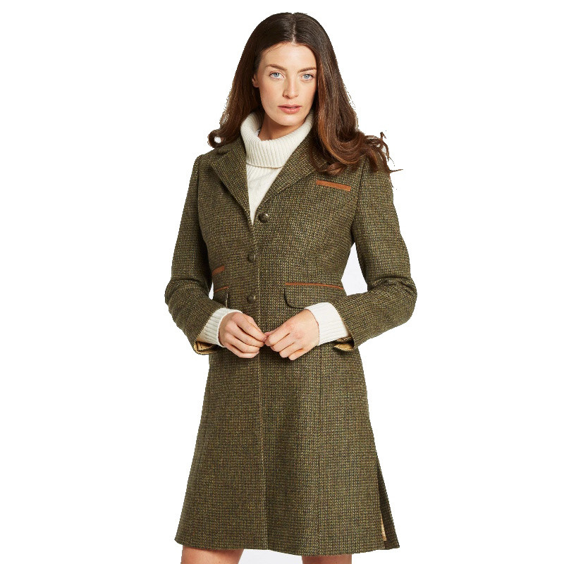 Manteau long en tweed Blackthorn femme Dubarry