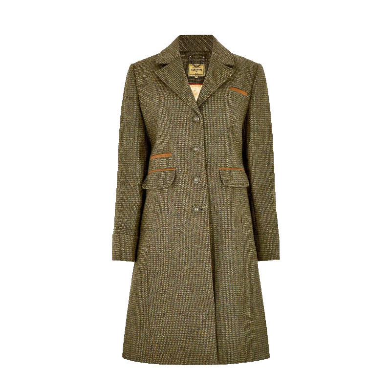 Manteau long en tweed Blackthorn femme Dubarry