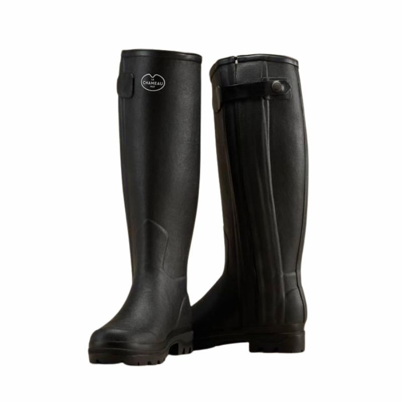 Bottes Chasseur néoprène noir femme Le Chameau