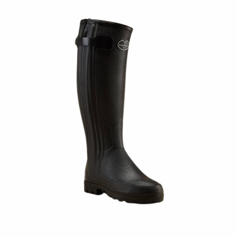 Bottes Chasseur néoprène noir femme Le Chameau