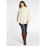 Poncho en laine mérinos Kilronan Femme Dubarry