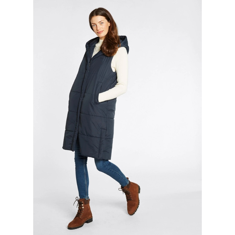 Veste longue matelassée sans manche Ryan Femme Dubarry